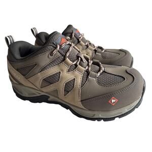 Merrell Siren Safety Work Shoe Women's 8 M Alloy Toe EH Leather Brindle J099322